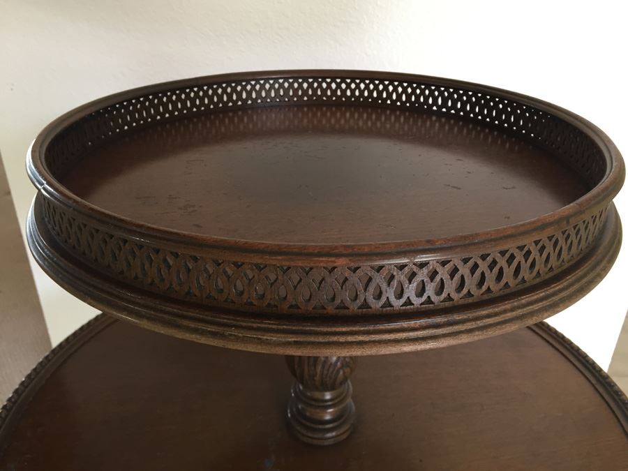 Ornately Carved Vintage Dumbwaiter [Photo 5]