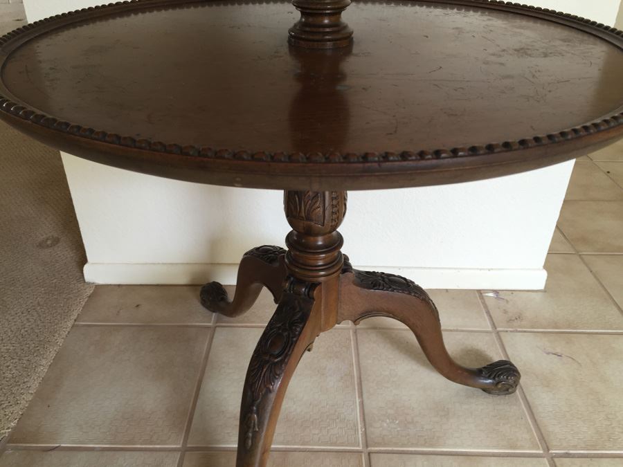 Ornately Carved Vintage Dumbwaiter [Photo 6]