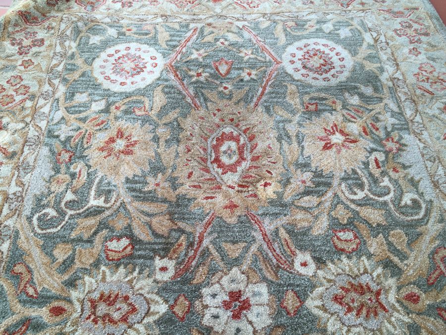 5' X 8' 100% Wool Pile Hand Made Area Rug [Photo 7]