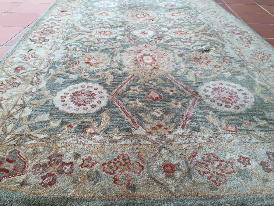 5' X 8' 100% Wool Pile Hand Made Area Rug [Photo 2]