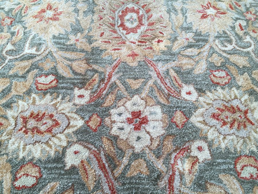 5' X 8' 100% Wool Pile Hand Made Area Rug [Photo 6]