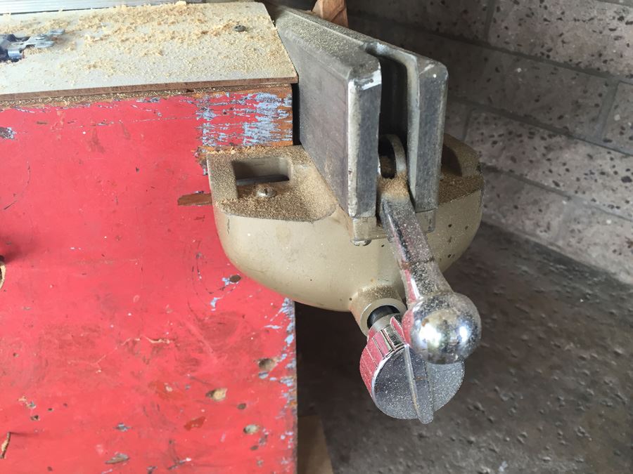 Vintage Crafstman '100' Table Saw With Custom Bench And Lot Of Rotary Saw Blades [Photo 5]