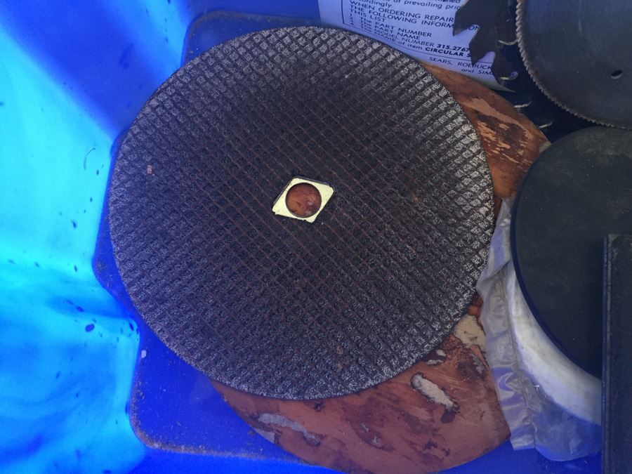 Vintage Crafstman '100' Table Saw With Custom Bench And Lot Of Rotary Saw Blades [Photo 20]