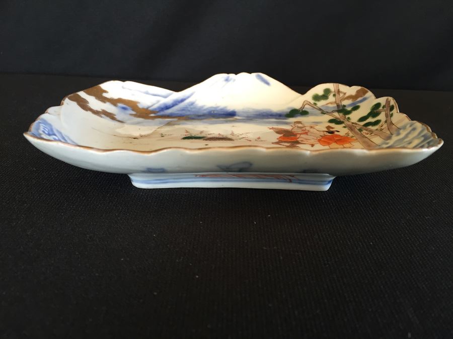 Japanese Imari Porcelain Footed Dish [Photo 7]