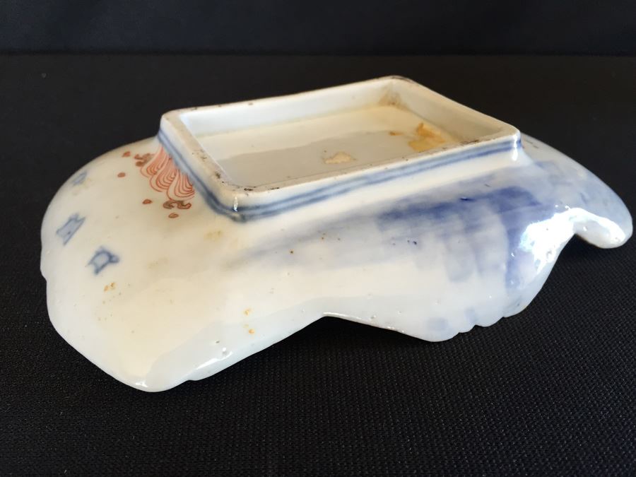 Japanese Imari Porcelain Footed Dish [Photo 12]
