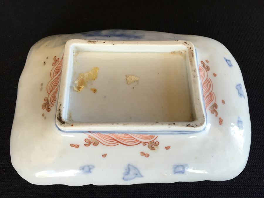 Japanese Imari Porcelain Footed Dish [Photo 3]