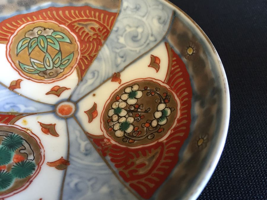 Japanese Imari Porcelain Footed Bowl [Photo 6]
