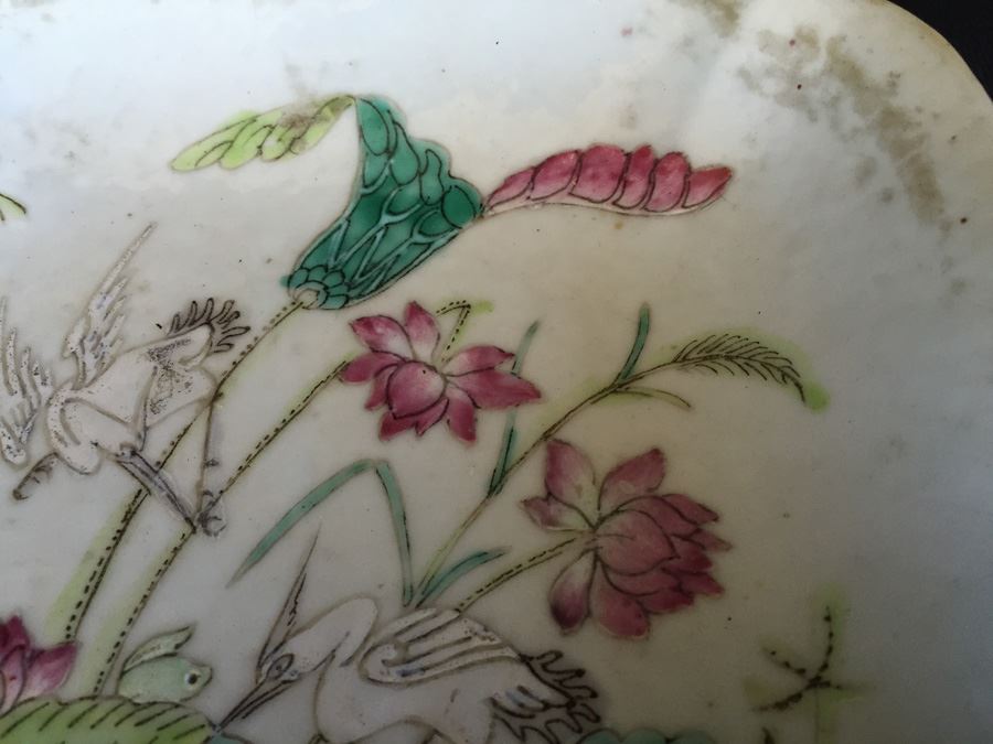 Chinese Famile Rose Footed Dish [Photo 9]