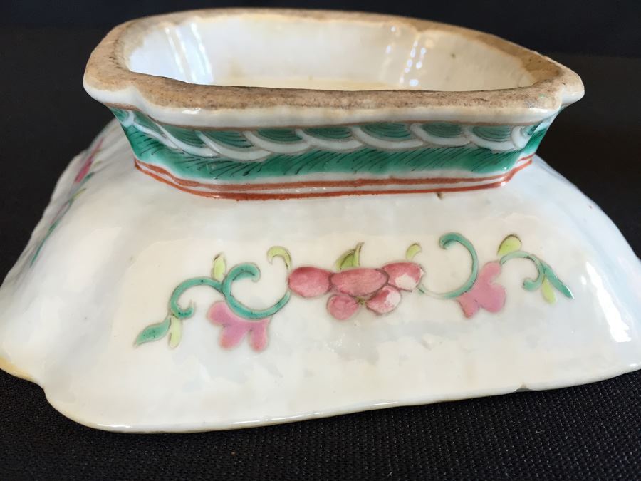 Chinese Famile Rose Footed Dish [Photo 14]