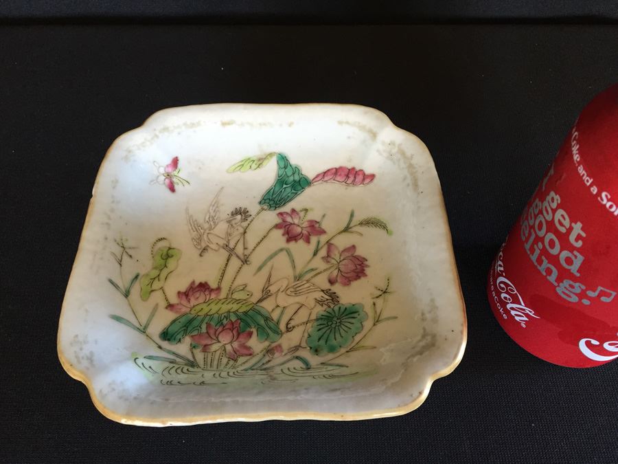 Chinese Famile Rose Footed Dish [Photo 5]