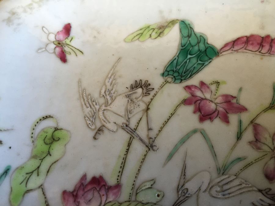 Chinese Famile Rose Footed Dish [Photo 6]