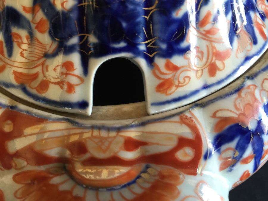 Japanese Imari Porcelain Tureen With Lid [Photo 14]