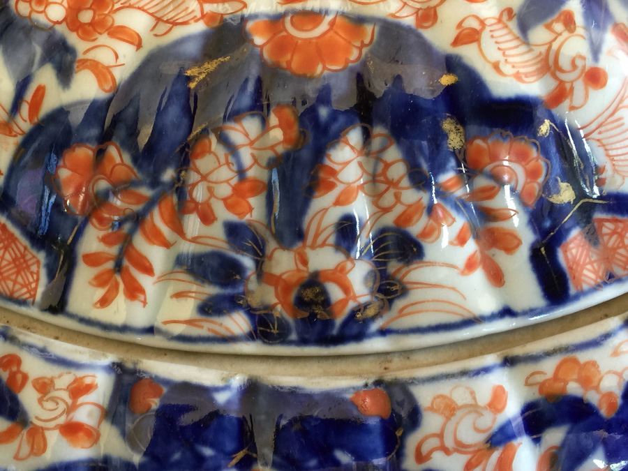 Japanese Imari Porcelain Tureen With Lid [Photo 2]