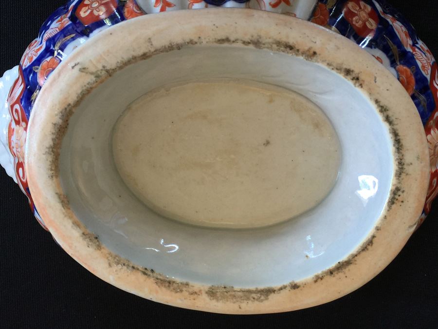 Japanese Imari Porcelain Tureen With Lid [Photo 3]