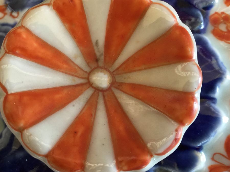 Japanese Imari Porcelain Tureen With Lid [Photo 5]