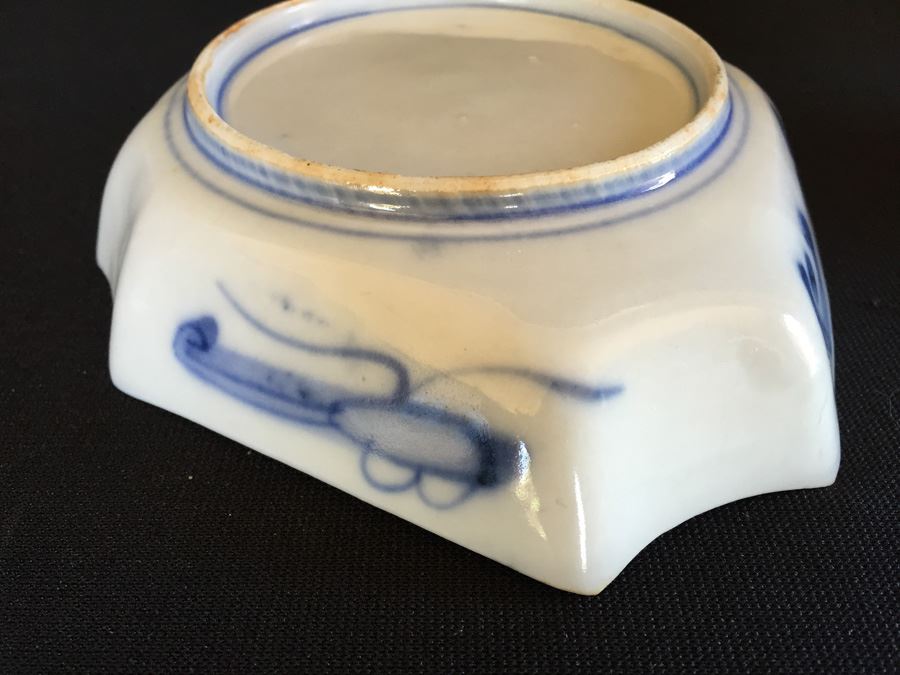 Japanese Imari Porcelain Footed Dish [Photo 13]