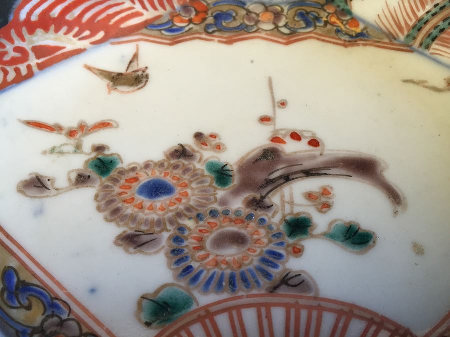 Japanese Imari Porcelain Footed Dish [Photo 5]