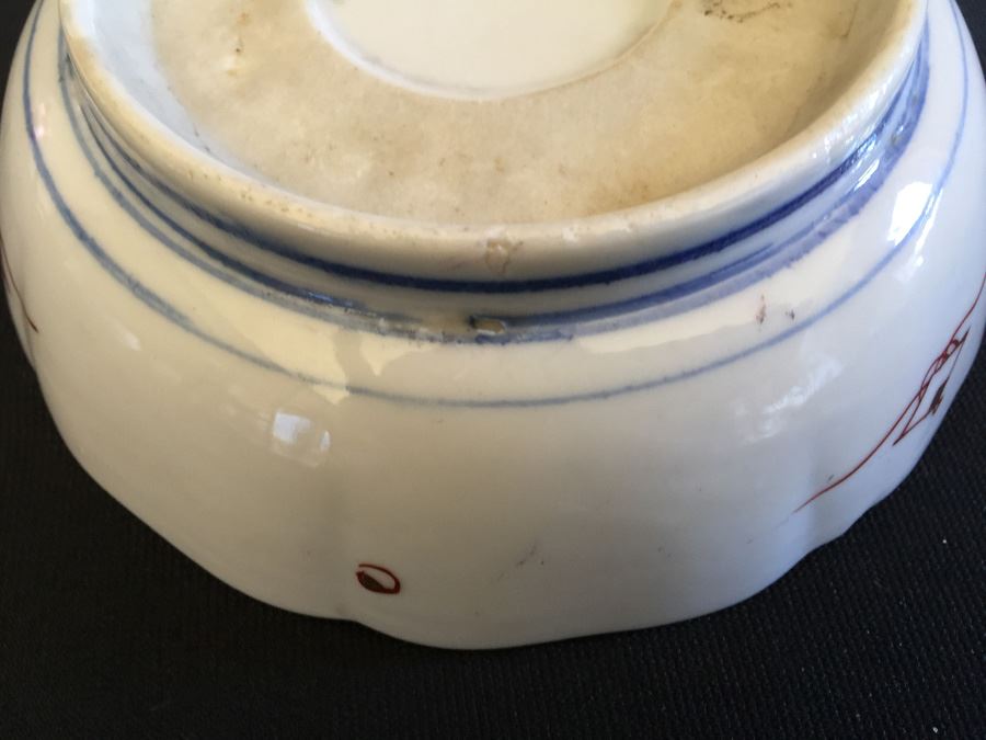 Japanese Imari Porcelain Footed Dish [Photo 7]