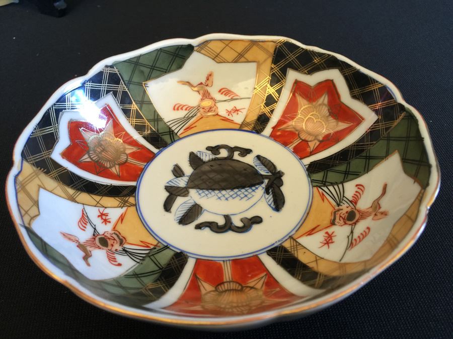 Japanese Imari Porcelain Footed Dish [Photo 5]