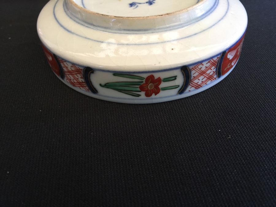 Japanese Imari Porcelain Footed Dish [Photo 6]
