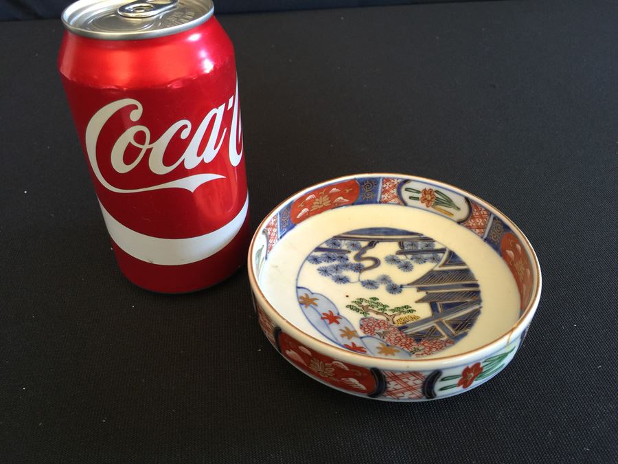 Japanese Imari Porcelain Footed Dish [Photo 4]