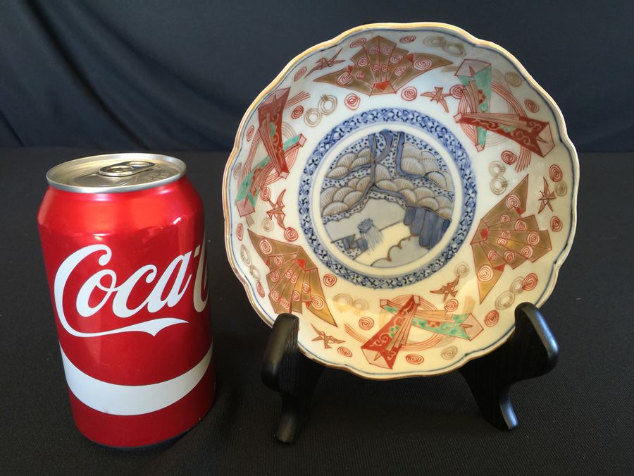 Japanese Imari Porcelain Dish [Photo 4]