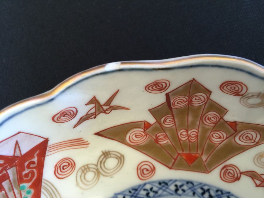 Japanese Imari Porcelain Dish [Photo 7]