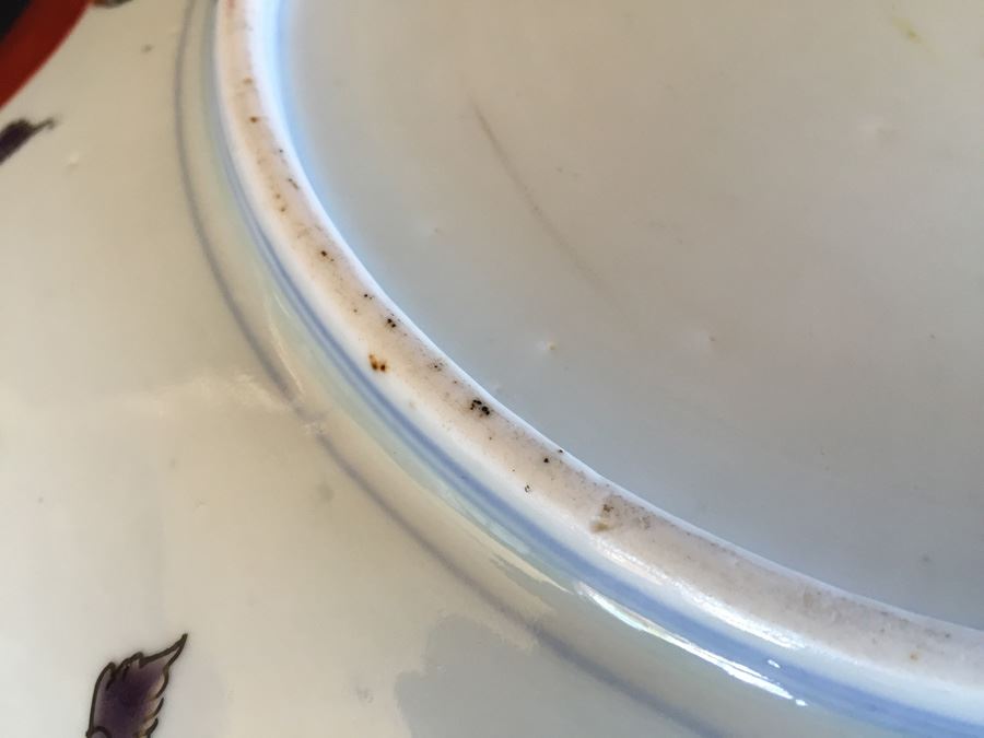 Japanese Imari Porcelain Large Serving Dish [Photo 15]