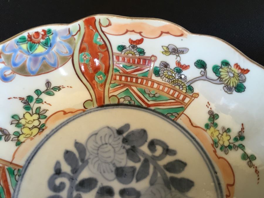 Japanese Imari Porcelain Footed Bowl [Photo 9]