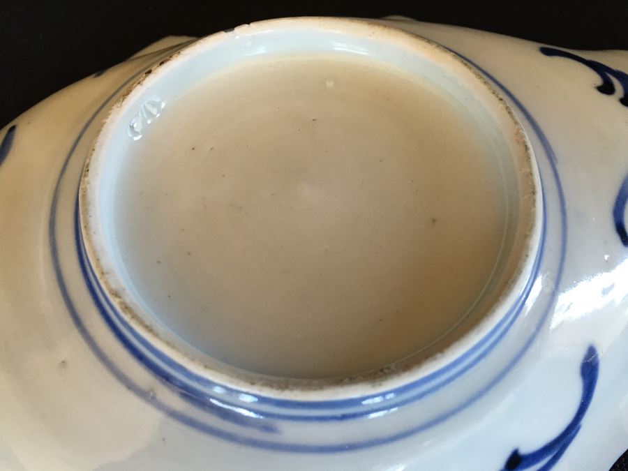 Japanese Imari Porcelain Fish Design Dish [Photo 11]