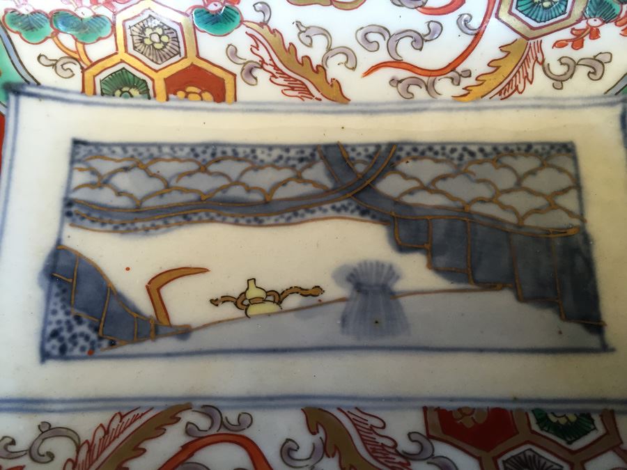 Japanese Imari Porcelain Dish [Photo 10]