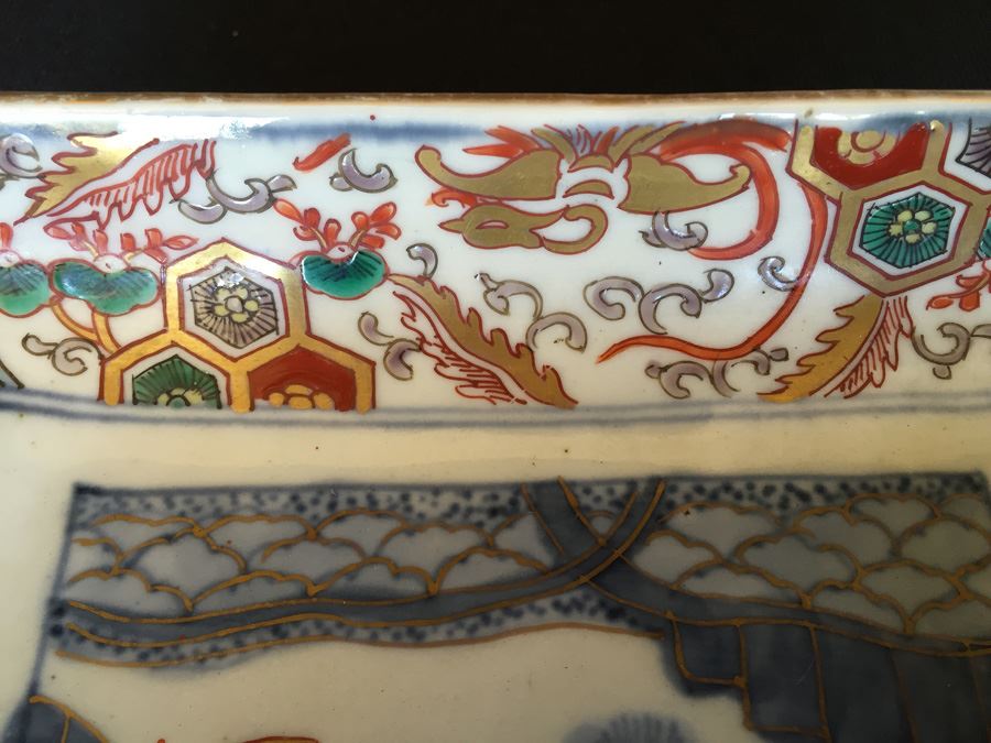 Japanese Imari Porcelain Dish [Photo 6]