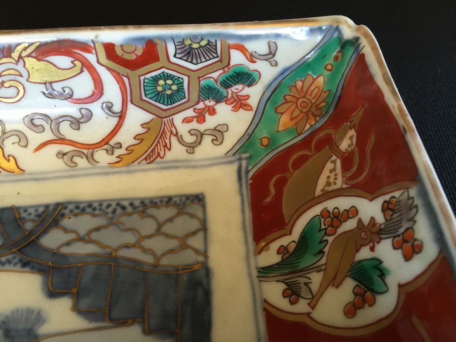 Japanese Imari Porcelain Dish [Photo 7]