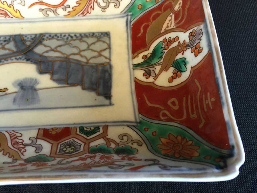 Japanese Imari Porcelain Dish [Photo 9]