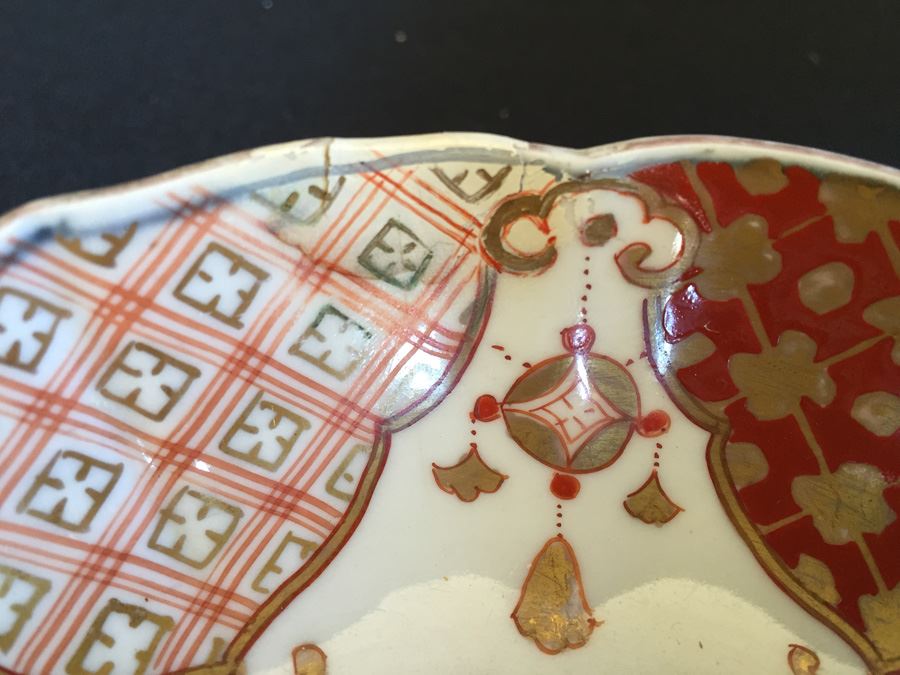 Japanese Imari Porcelain Dish [Photo 12]