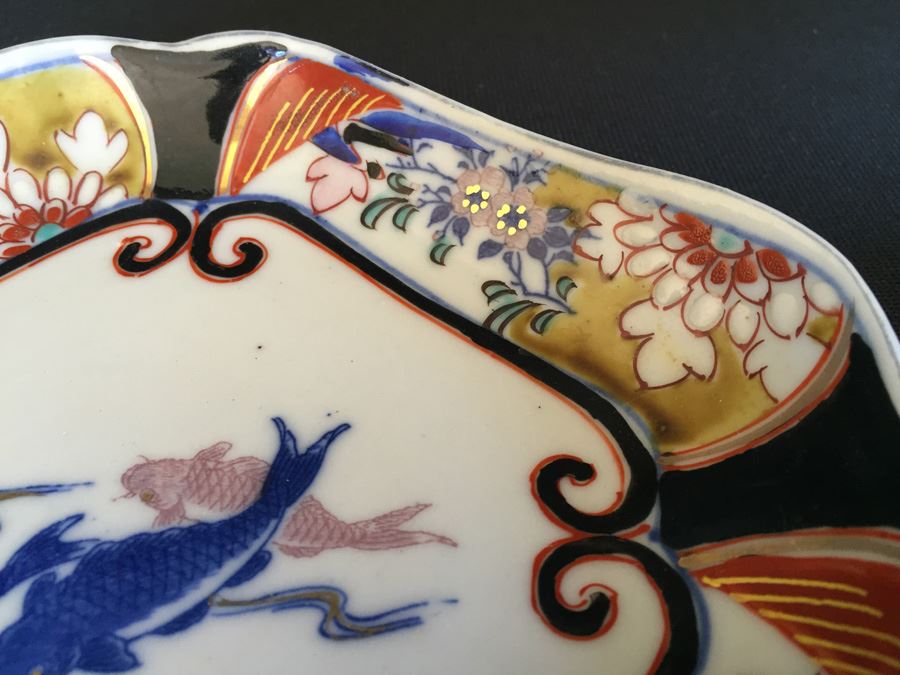 Japanese Imari Porcelain Dish [Photo 6]