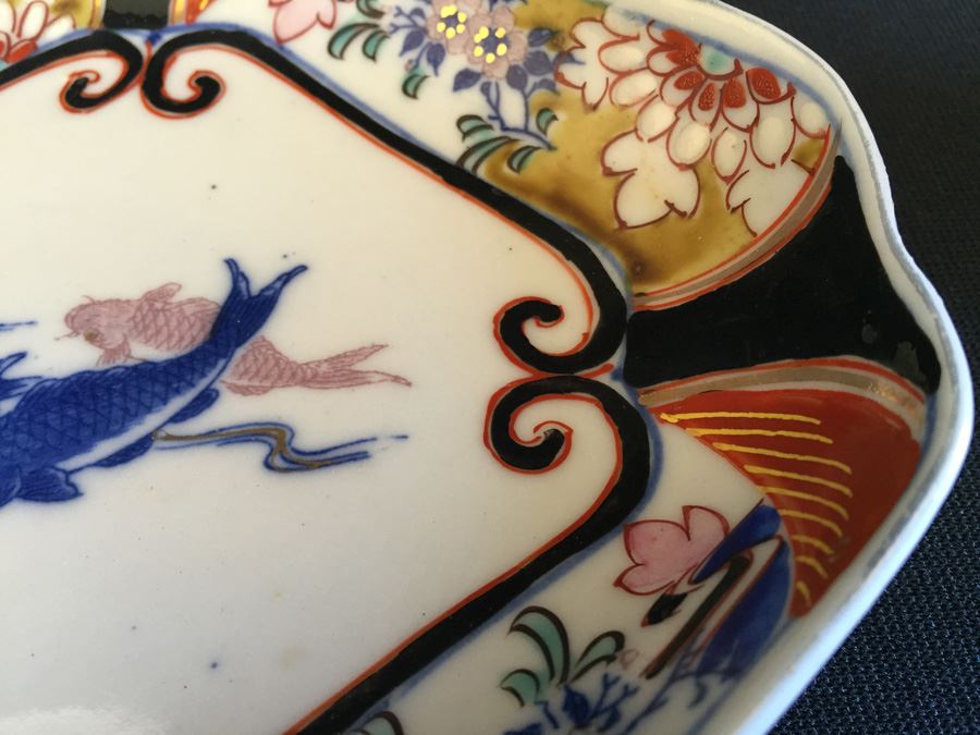Japanese Imari Porcelain Dish [Photo 8]