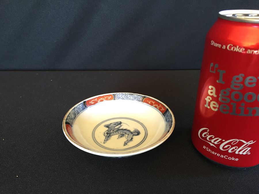 Japanese Imari Porcelain Footed Dish [Photo 4]