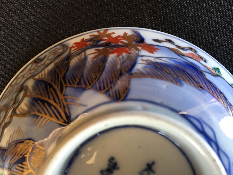 Japanese Imari Porcelain Footed Dish [Photo 9]