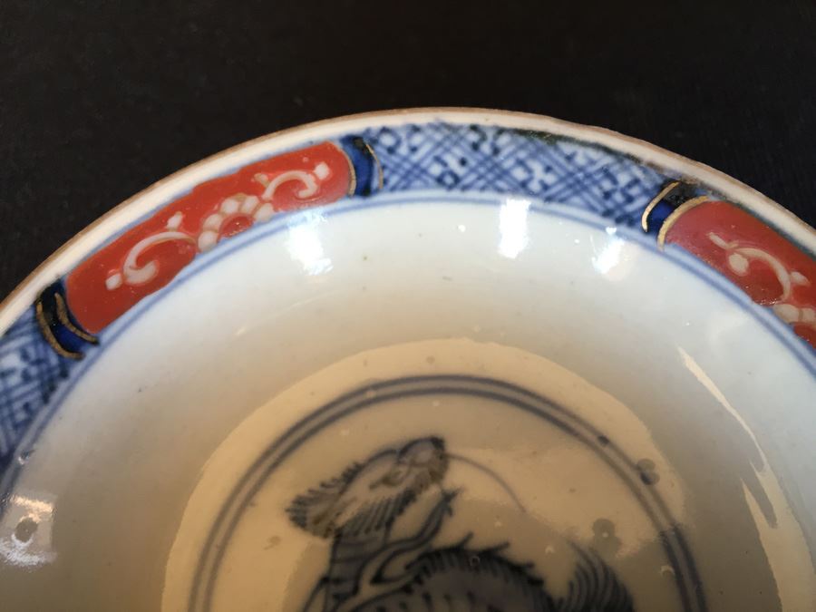 Japanese Imari Porcelain Footed Dish [Photo 7]