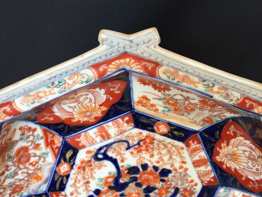 Japanese Imari Porcelain Large Bowl [Photo 5]