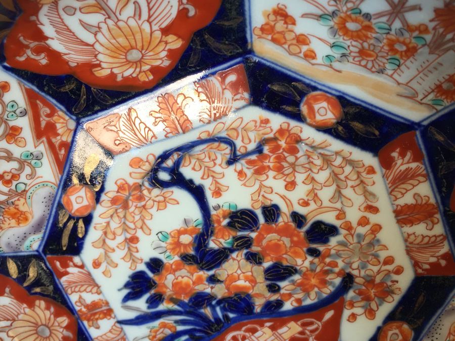 Japanese Imari Porcelain Large Bowl [Photo 7]