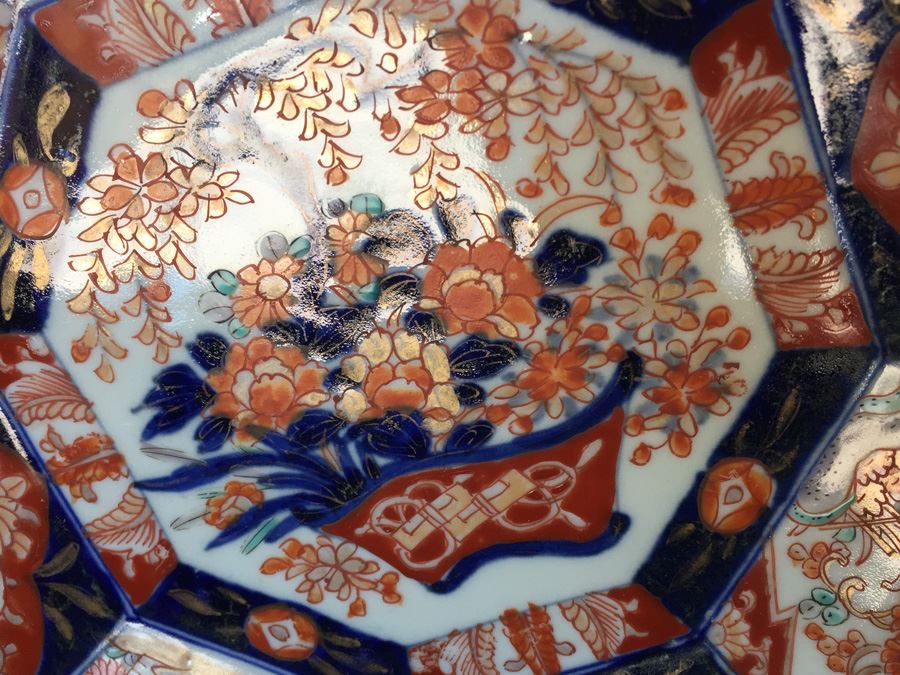 Japanese Imari Porcelain Large Bowl [Photo 13]