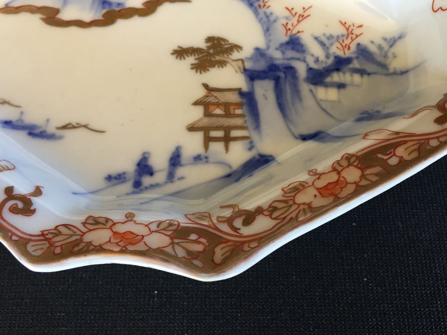 Japanese Imari Porcelain Dish [Photo 7]