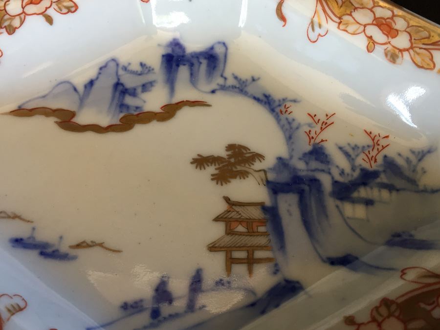 Japanese Imari Porcelain Dish [Photo 9]