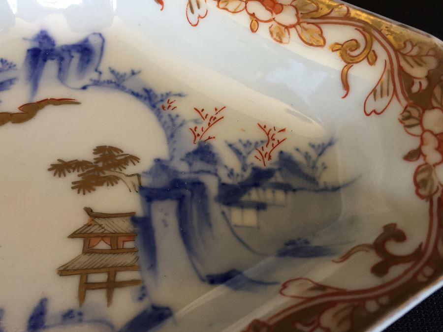 Japanese Imari Porcelain Dish [Photo 4]
