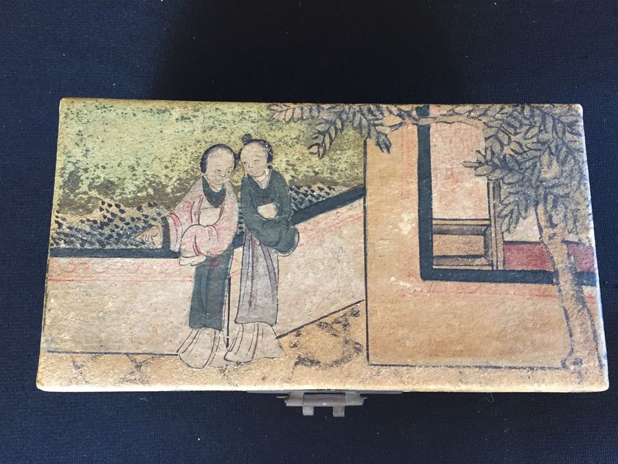 Stunning Antique Handmade Chinese Box  [Photo 2]
