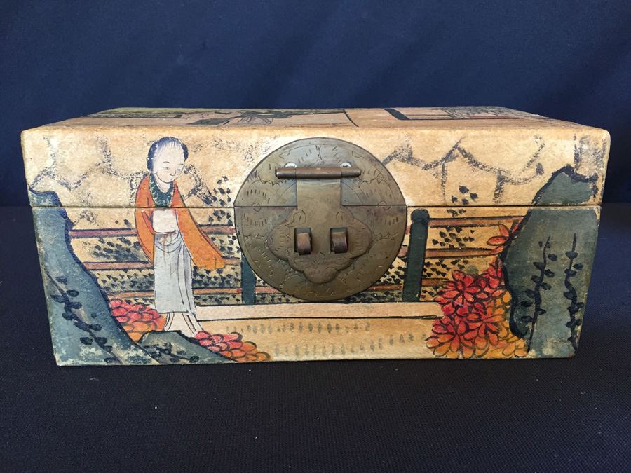 Stunning Antique Handmade Chinese Box  [Photo 1]