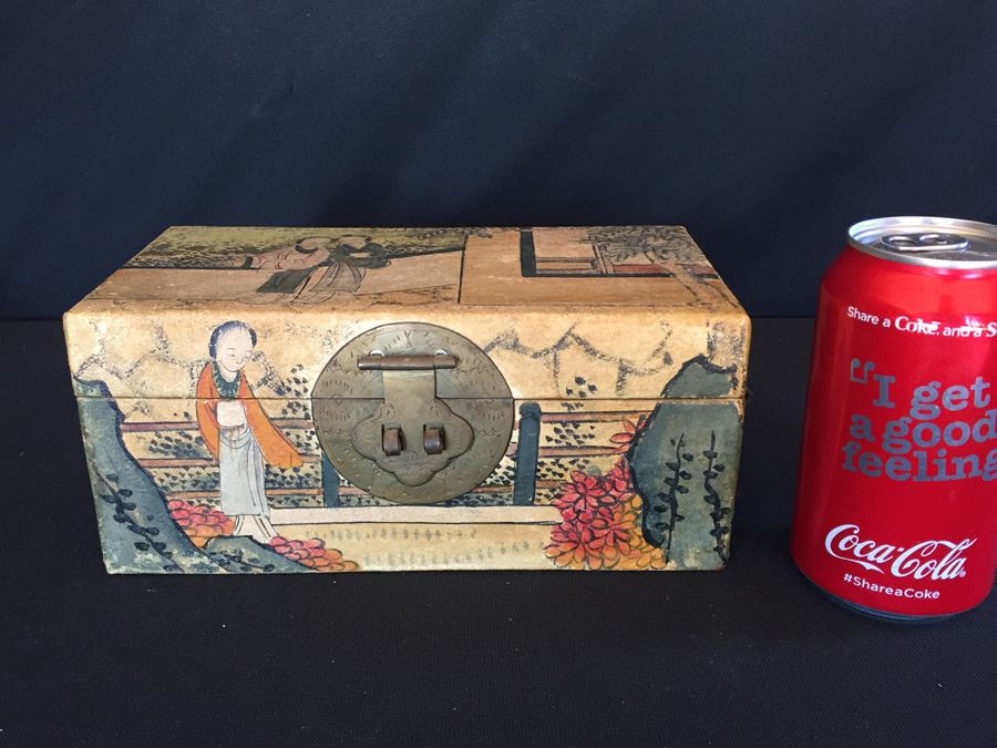 Stunning Antique Handmade Chinese Box  [Photo 4]