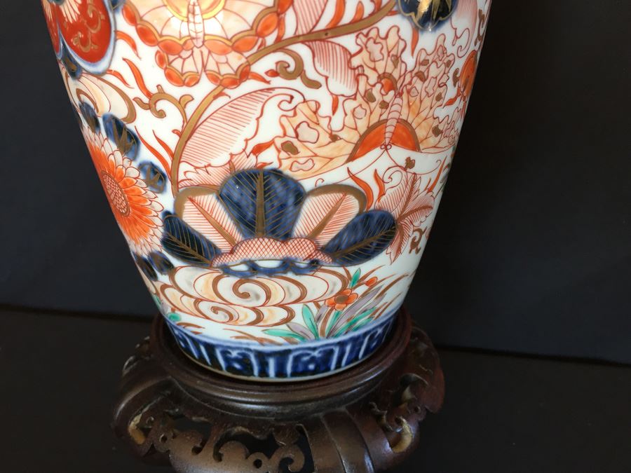 Japanese Imari Porcelain Large Vase [Photo 17]